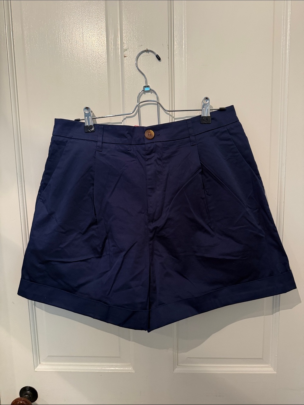 Vineyard Vines Navy Pleated Women’s Shorts